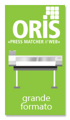ORIS Pressmatcher è il sistema di gestione colore adatto per creare profili per il grande formato, risparmiare inchiostro e migliorare la qualità di stampa
